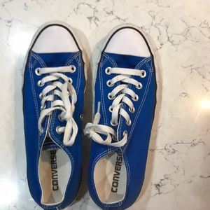 Bright blue converse
